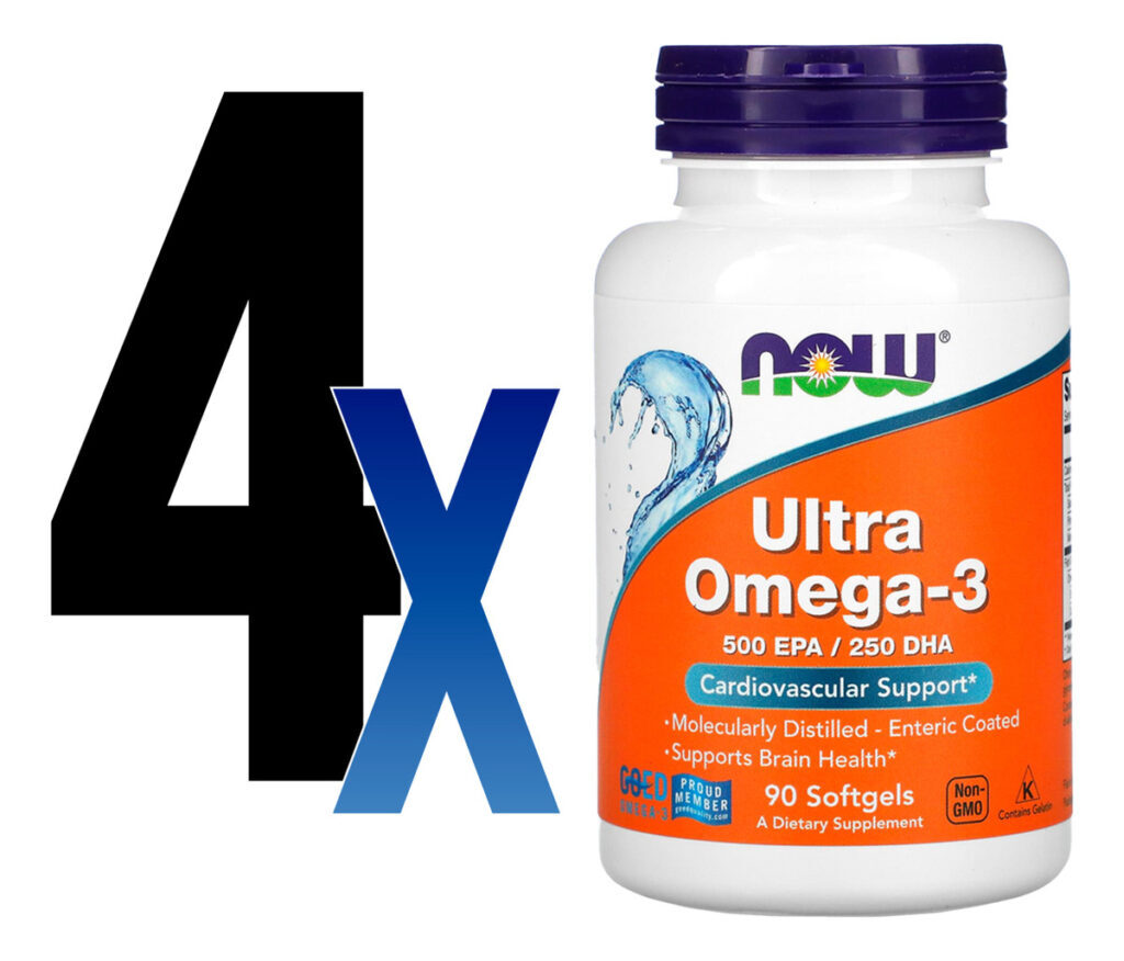 Ultra Ômega 3 Now Foods 90 Softgels 4un Sabor Sem Sabor - Imagem 4