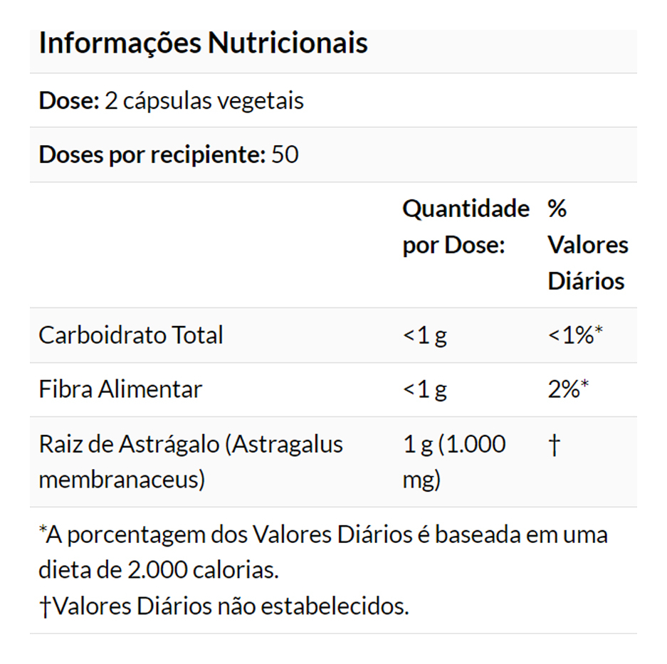 Astragalus 500mg Now Foods 100 Veg Cápsulas - Imagem 5