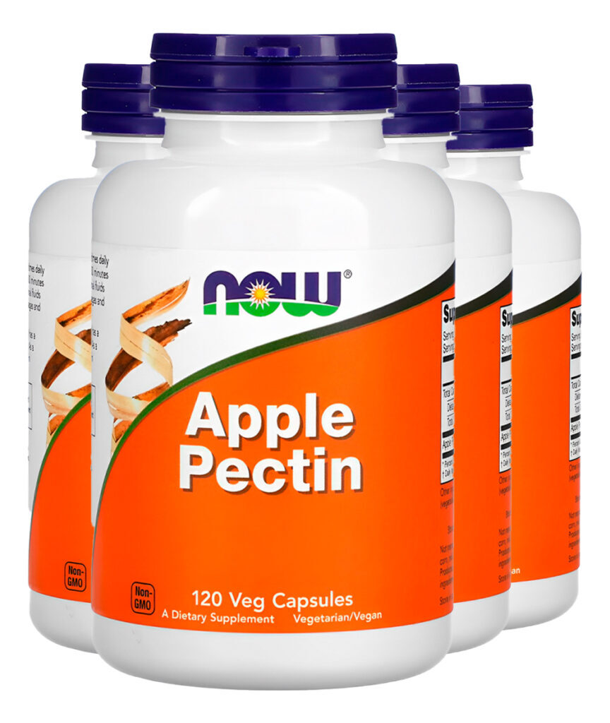 Pectina De Maçã 700mg 120 Cáps Importado 4un Now Foods