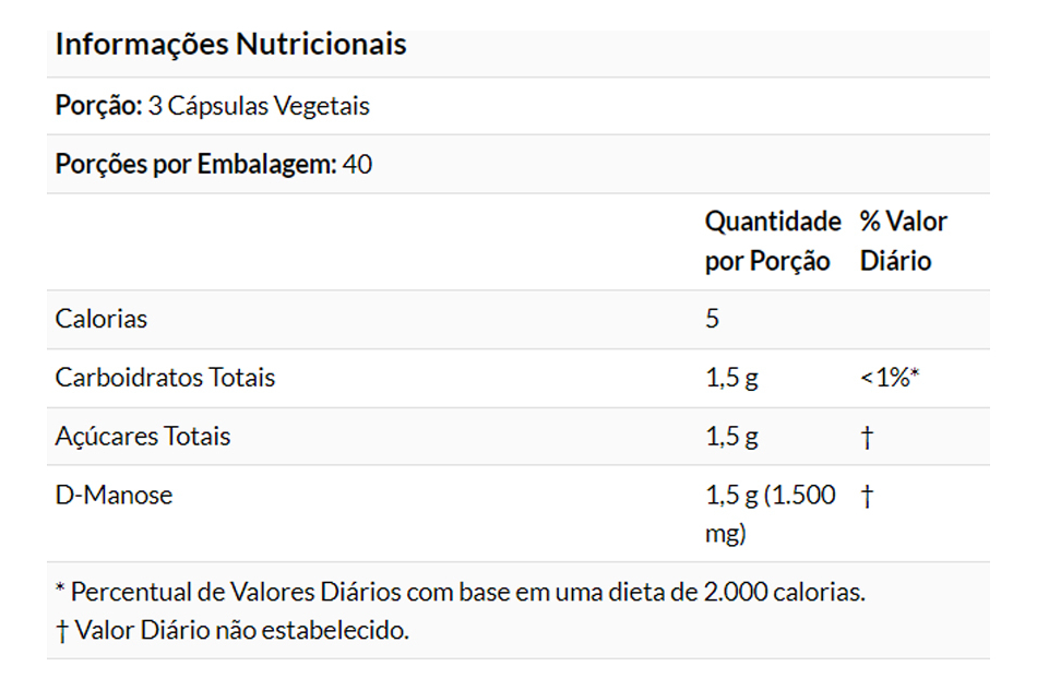 D-manose 500mg Now Foods 120 Cáps + Porta Cápsulas - Imagem 4