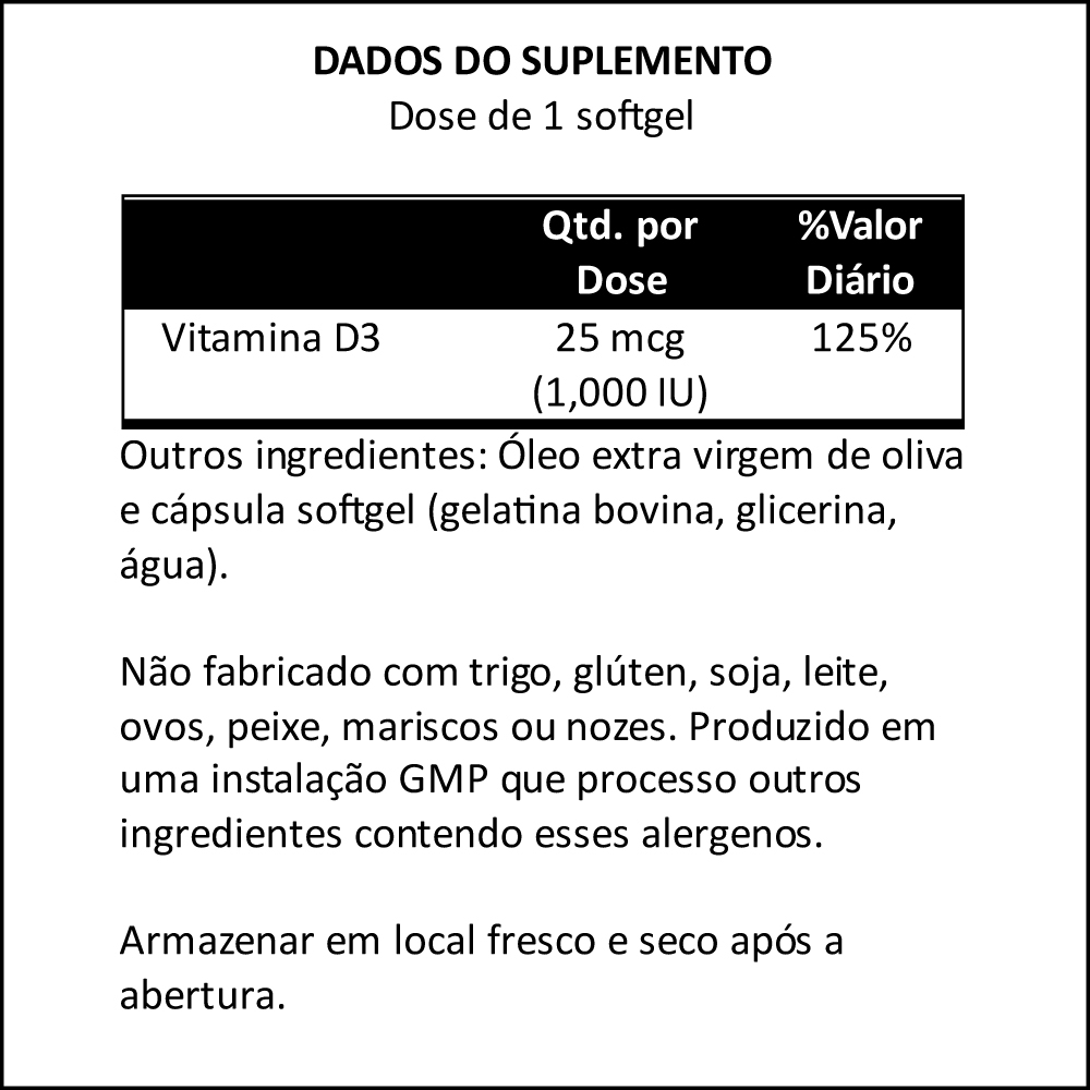 Vitamina D3 Now Foods 180 Softgels + Porta Cápsulas - Imagem 4