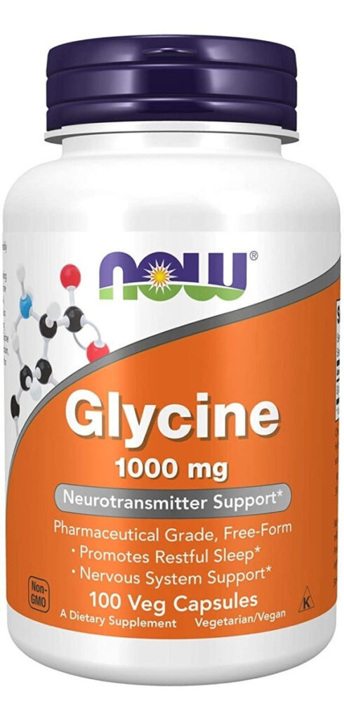 Glycine Glisina 1000mg 100 Veg Caps - Now Foods