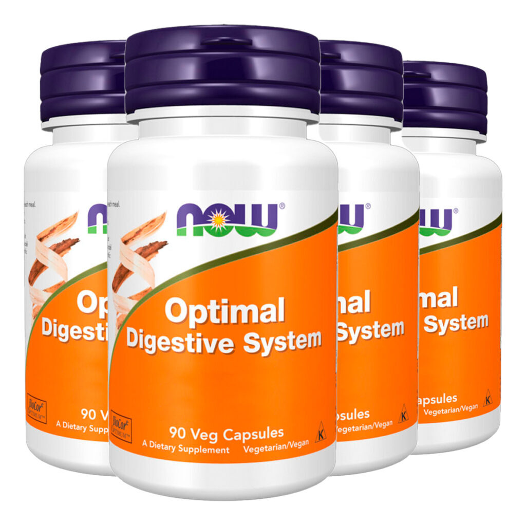 Optimal Digestive System Now Foods 90 Veg Cáps Importado 4un