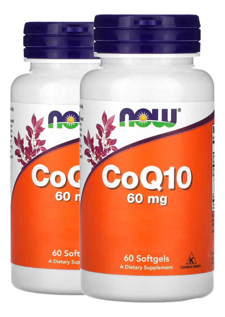 Coenzima Coq10 60mg E Omega-3 60soft Importado 2un Now Foods