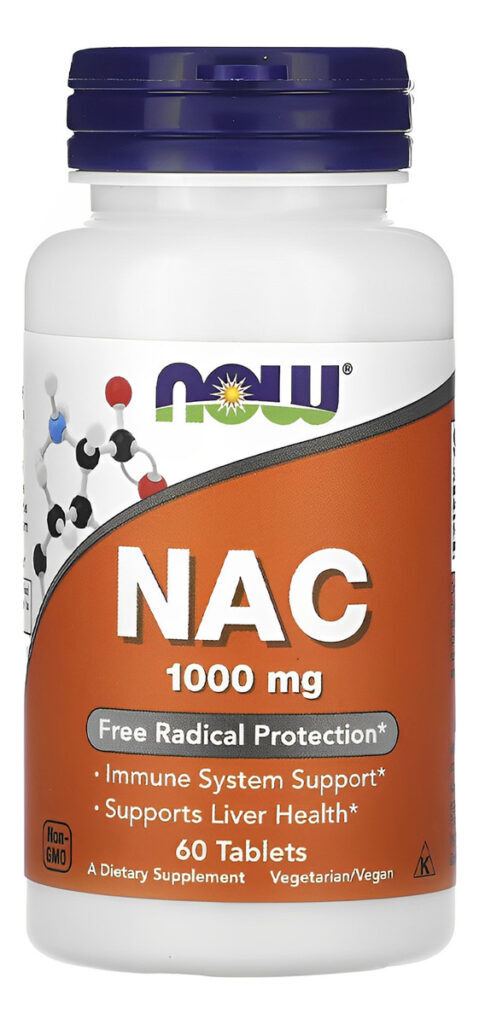 Nac N-acetil-cisteína 1000mg 60 Tabs Importado
