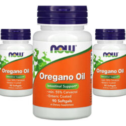 Óleo De Orégano Now Foods Oregano Revestido 90 Sofgels 5un