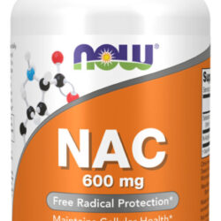 Suplemento Em Cápsulas Now Foods Nac 600mg 100 Caps Sem Sabor Em Pote