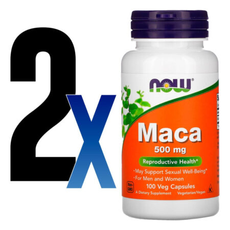 Maca Peruana 500mg Now Foods 100veg Caps 2un Sabor Sem Sabor - Imagem 3