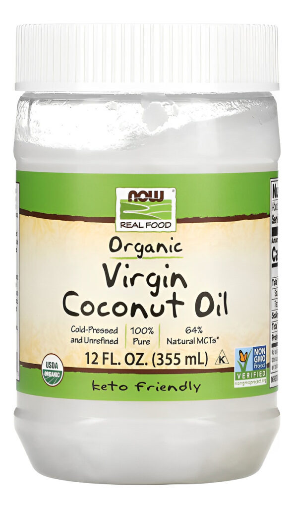 Óleo De Coco Virgem Now Foods 355ml 100% Puro Importado 4un - Imagem 5