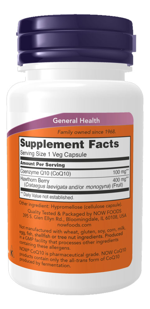 Coenzima Coq10 100mg Now Foods 30cáps + Porta Cápsulas - Imagem 2