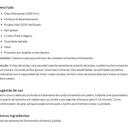 Óleo De Jojoba Now Foods 30 Ml Puro Importado - Imagem 4