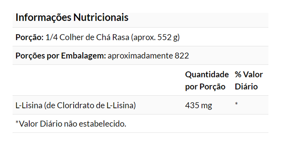 L-lisina Em Pó Puro 454 G Now Foods L-lysine Importado - Imagem 4