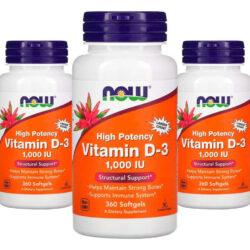 Vitamina D3 1.000ui Now Foods Vit D-3 360 Softgels 3un