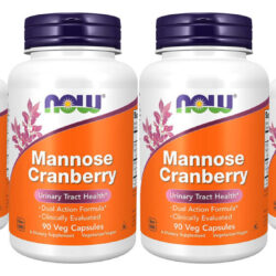 Manose E Cranberry Now Foods Mannose Cranberry 90vegcaps 4un