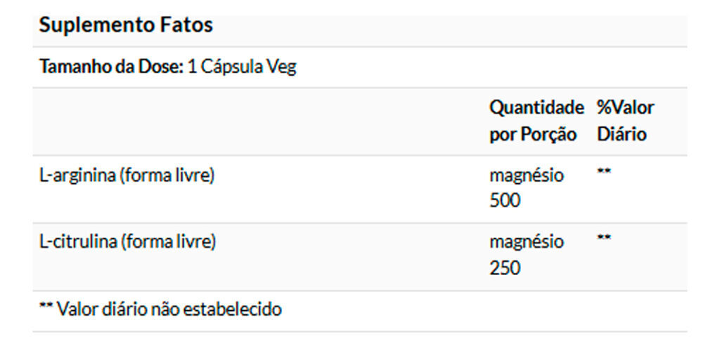 Arginine Citrulline 500/250mg Now Foods 240cap Importado - Imagem 4