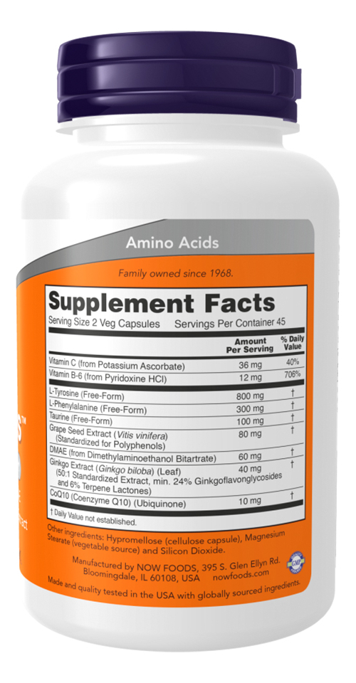 True Focus Now Foods 90 Caps + Porta Cápsulas - Imagem 2