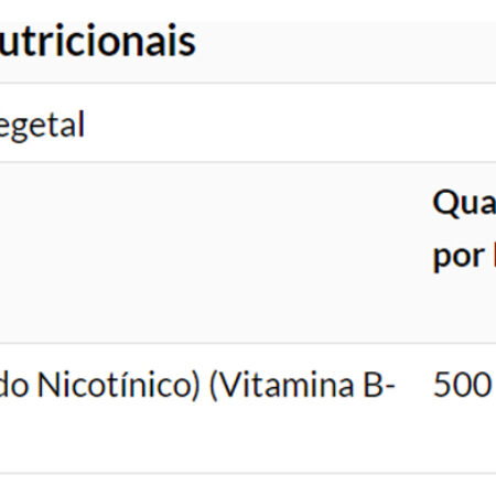 Niacina Vitamina B-3 500mg Now Foods 100cáp + Porta Cápsulas - Imagem 4