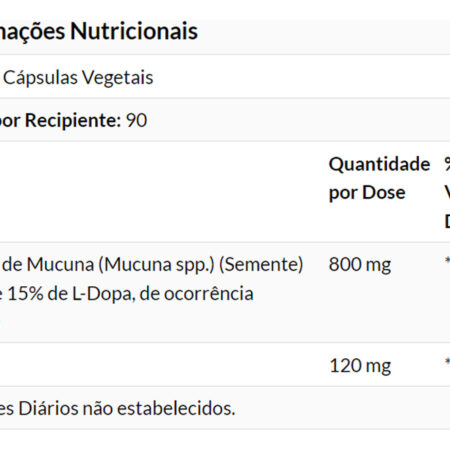 Extrato De Dopa Mucuna Now Foods 180 Veg Cáps Importado 4un - Imagem 5