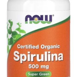 Spirulina Orgânica 500mg Now Foods 100 Tablets Importado Eua