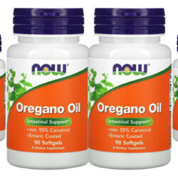 Óleo De Orégano Now Foods Oregano Revestido 90 Sofgels 4un