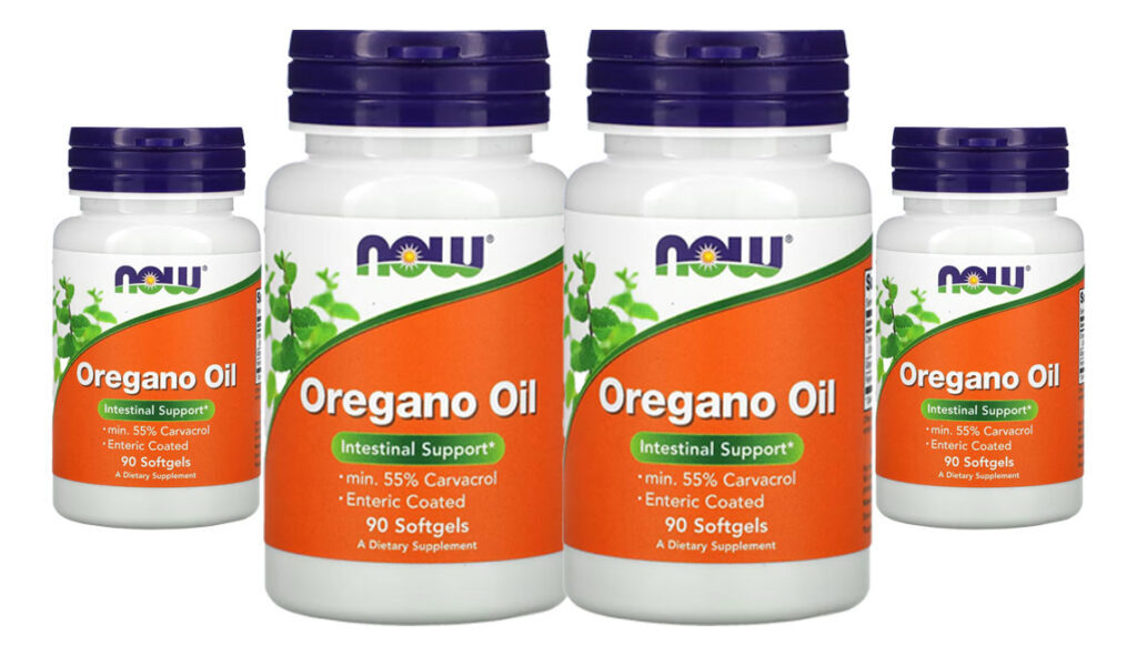 Óleo De Orégano Now Foods Oregano Revestido 90 Sofgels 4un