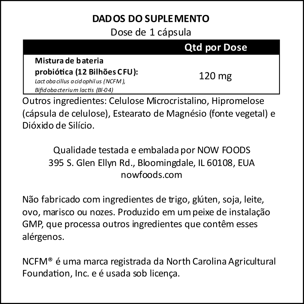 Respiratory Care Probiótico Now Foods 60cáp + Porta Cápsulas - Imagem 4