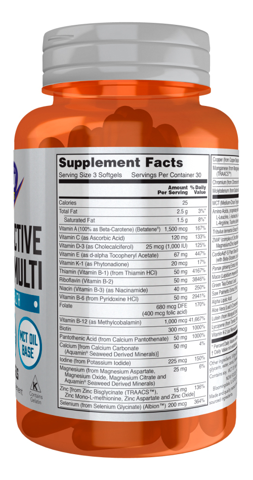 Multivitamínico Homens Nowfoods Mens Active 90sgel Importado - Imagem 2