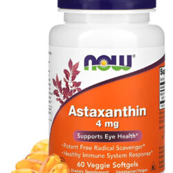 Astaxantina 4mg Now Foods 60vegs Softgel Importado Eua/usa