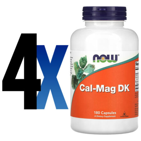 Cal-mag Dk Now Foods 180 Capsulas Importado 4un - Imagem 2