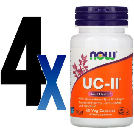 Colágeno Tipo 2 Uc-ii 40mg Now Foods 60 Veg Caps 4un - Imagem 2