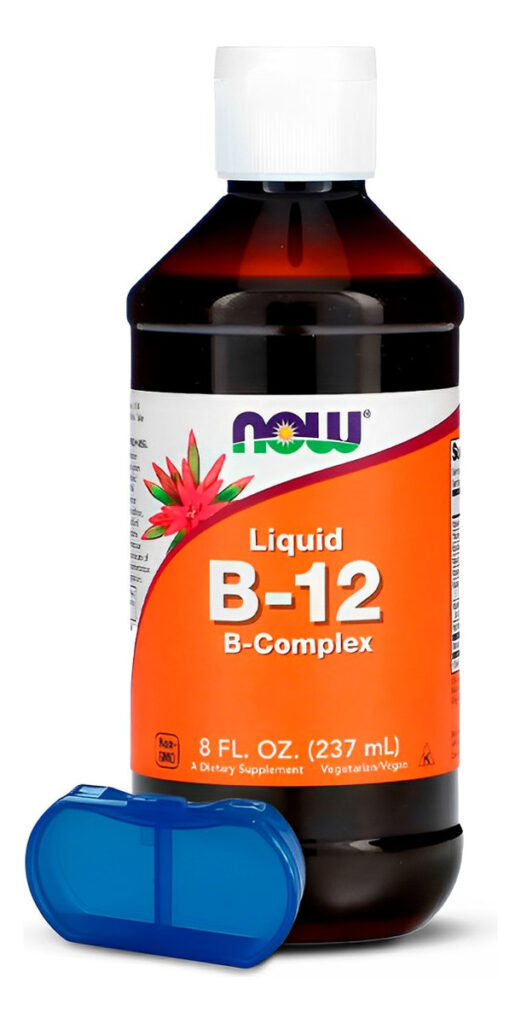 Complexo De Vitamina B-12 Now Foods 237 Ml + Porta Cápsulas