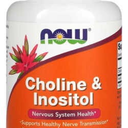 Colina E Inositol 250/250mg Now Foods 100veg Caps Sabor Sem Sabor