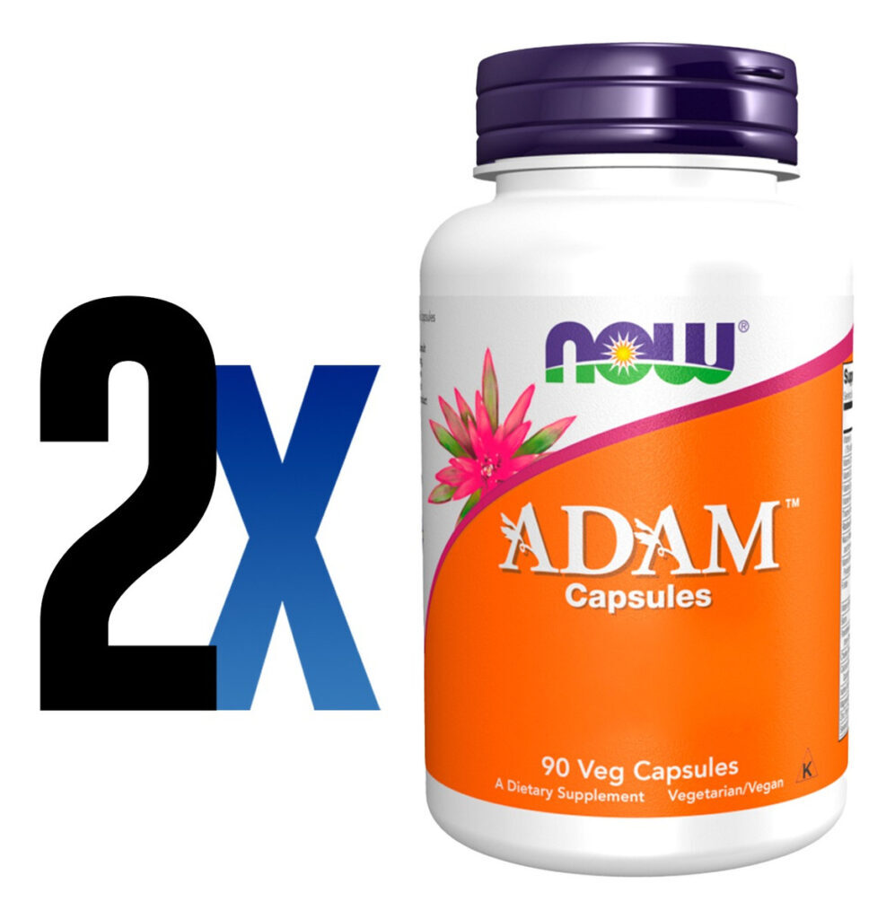 Multivitaminico Adam P/homens 90cáps Importado 2un Now Foods - Imagem 2