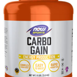 Carbo Gain 8 Libras - Sabor Sem Sabor Da Now Foods
