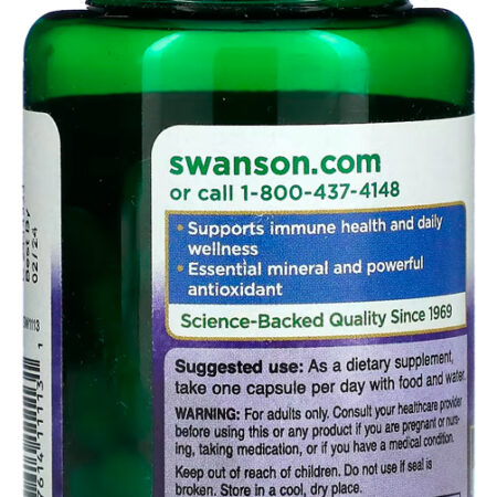 Picolinato De Zinco 22mg Swanson 60 Caps + Porta Cápsulas - Imagem 2