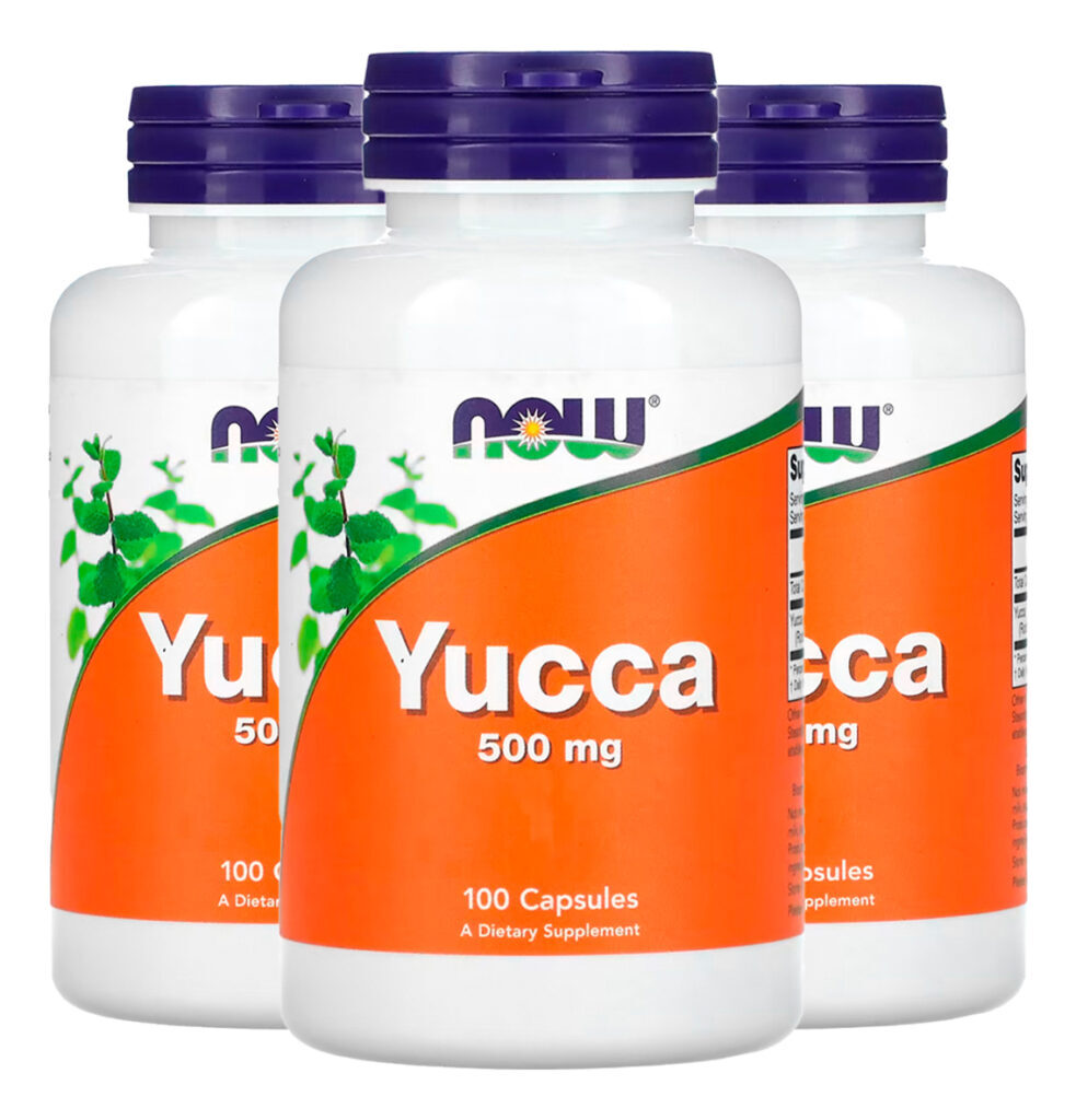 Yucca 500mg 100 Cápsulas Importado 3un Now Foods