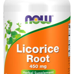 Raiz De Alcaçuz 450mg Now Foods 100 Caps Importado