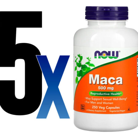 Maca Peruana 500mg Now Foods 250 Veg Caps 5un - Imagem 2
