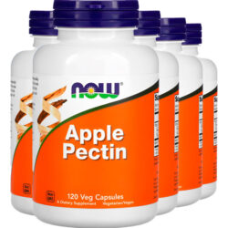 Pectina De Maçã 700mg 120 Cáps Importado 5un Now Foods
