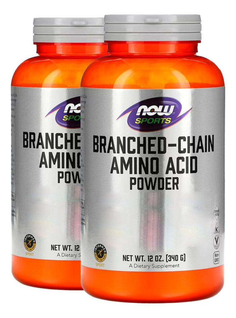 Pó Aminoácido Cadeia Ramificada 340g Importado 2un Now Foods