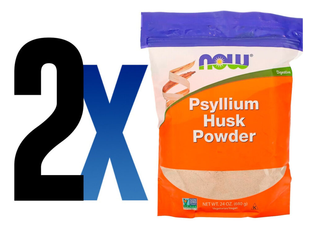 Cascas De Psyllium Pó 680g Importado 2un Now Foods - Imagem 2