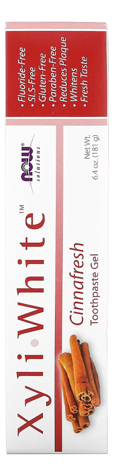 Gel Creme Dental Now Foods Xyliwhite 181g Importado - Imagem 2