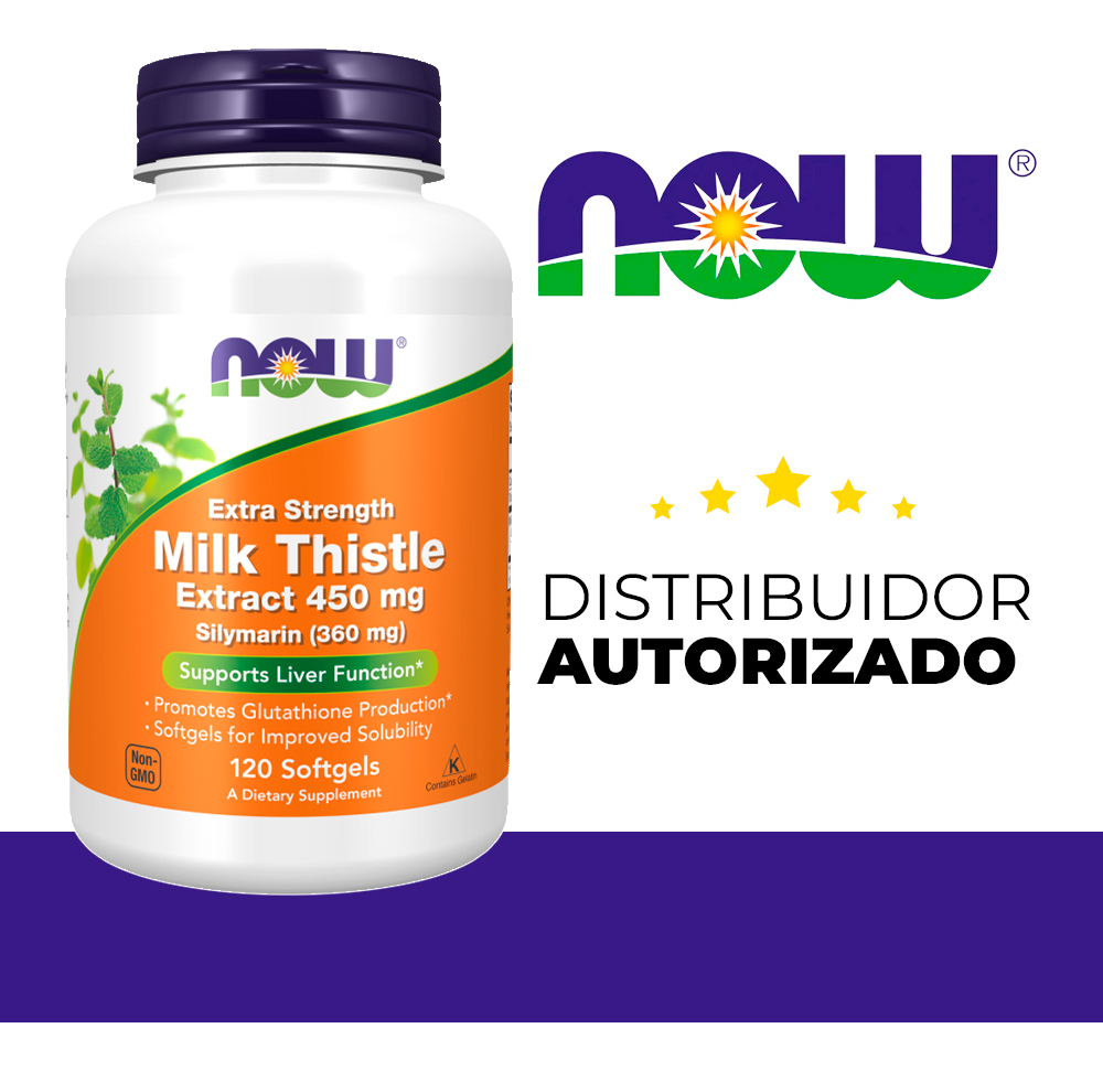 Extrato Cardo Mariano Now Foods 120 Softgels Importado - Imagem 5