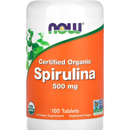 Spirulina Orgânica 500mg Now Foods 100 Tablets - Imagem 2