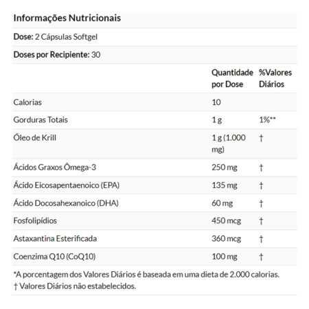 Krill E Coq10 Now Foods 60 Softgels Produto Sabor N/a - Imagem 3