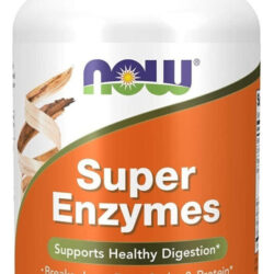 Super Enzimas Digestivas Now Foods 90 Cápsula Ultra Concentrado Sabor Without Flavor