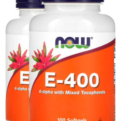 Vitamina E 400ui 100 Softgels Importado 2un Now Foods