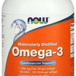 Ômega-3 Molecularmente Destilado Now Foods 500soft Eua/usa