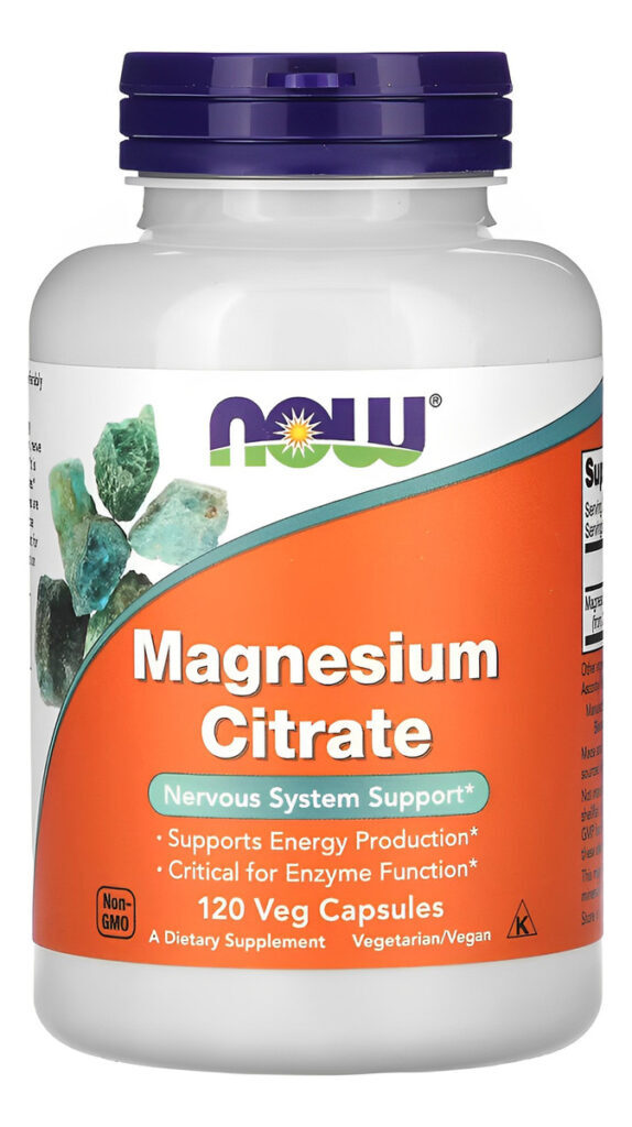 Citrato De Magnésio 120 Veg Caps Importado