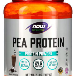 Proteína Pea Protein Now Foods 907g Chocalate Importado
